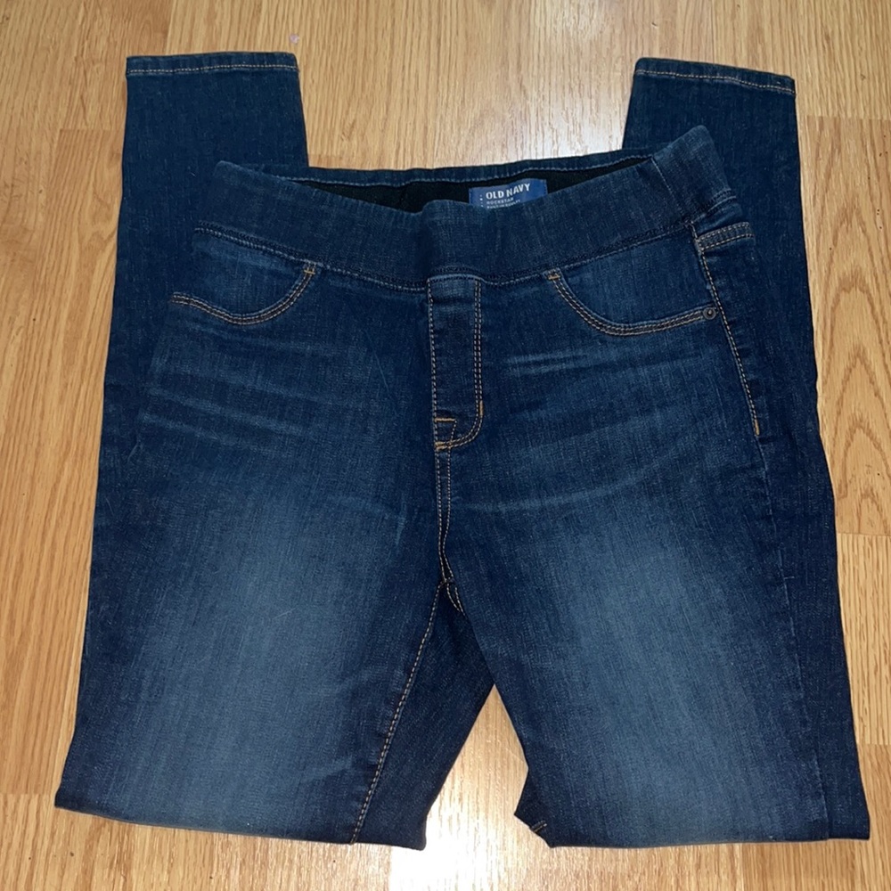 Old Navy Pull On Super Skinny Jeggings Rockstar Built In Sculpt